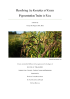 Resolving the Genetics of Grain Pigmentation Traits in Rice
