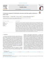 A taxonomy proposal of information assurance and data quality solutions in smart cities