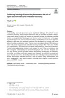 Enhancing learning of nanoscale phenomena: the role of agent-based models and embodied reasoning