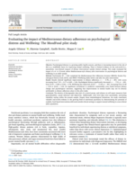 Evaluating the impact of Mediterranean dietary adherence on psychological distress and wellbeing: The MoodFood pilot study