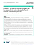 Probiotics and palmitoylethanolamide (PEA) for osteoarthritic pain: individual effects in a multiple baseline design study