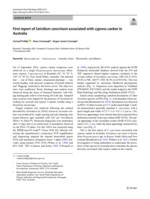 First report of Seiridium cancrinum associated with cypress canker in Australia