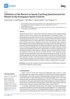 Validation of the Barriers to Sports Coaching Questionnaire for Women to the Portuguese Sports Contexts