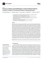 Drivers of Input and Stabilisation Control Subsoil Organic Carbon Content in Perennial Pasture Grazing Systems