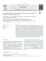 Seaweed-enriched formulated broodstock diet improves post-settlement survival of a commercial sea urchin