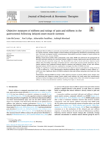 Objective measures of stiffness and ratings of pain and stiffness in the gastrocnemii following delayed-onset muscle soreness
