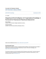 Integrating Artificial Intelligence with Organisational Knowledge: A Framework for Practical and Theoretical Advancement