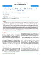 Nurses' Spiritual Well-Being and Patients' Spiritual Care in Iran
