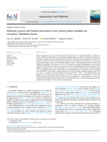 Moderate growth and limited movement of the prized golden sandfish sea cucumber, Holothuria lessoni