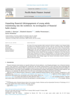 Unpacking financial (dis)engagement of young adults transitioning into the workforce: An investigation of financial habit clusters