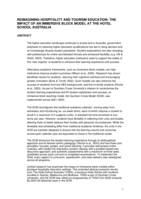 Reimagining Hospitality and Tourism Education: The impact of an immersive block model at The Hotel School Australia.