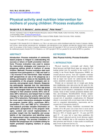 Physical activity and nutrition intervention for mothers of young children: Process evaluation