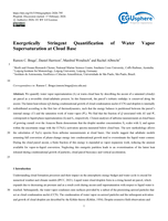 Energetically Stringent Quantification of Water Vapor Supersaturation at Cloud Base
