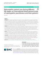 Naturopathic patient care during different life stages: an international observational study of naturopathic practitioners and their patients