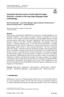 Systematic literature review of multi-objective hyper-heuristics: a human-in-the-loop large language model methodology