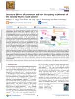 Structural Effects of Aluminum and Iron Occupancy in Minerals of the Jarosite-Alunite Solid Solution
