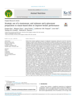 Strategic use of β-mannanase, and xylanase and β-glucanase preparation in maize-based diets to improve broiler performance