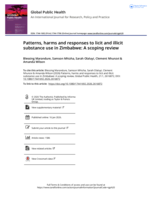 Patterns, harms and responses to licit and illicit substance use in Zimbabwe: A scoping review