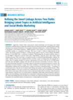 Refining the Smart Linkage Across Two Fields: Bridging Latent Topics in Artificial Intelligence and Social Media Marketing