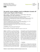 Wet and dry seasons modulate coastal coccolithophore dynamics off South-western Nigeria (Gulf of Guinea)