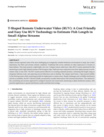 T-Shaped Remote Underwater Video (RUV): A Cost Friendly and Easy Use RUV Technology to Estimate Fish Length in Small Alpine Streams
