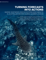 Turning Forecasts into Actions: Marine Heatwaves and Ecosystem-Wide Impacts in Australian Waters During Summer 2024/25