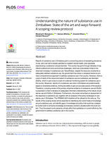 Understanding the nature of substance use in Zimbabwe: State of the art and ways forward: A scoping review protocol