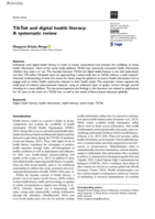 TikTok and digital health literacy: A systematic review