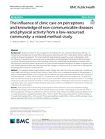 The influence of clinic care on perceptions and knowledge of non-communicable diseases and physical activity from a low-resourced community: a mixed-method study