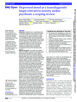 Depressed mood as a transdiagnostic target relevant to anxiety and/or psychosis: a scoping review