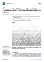 Development, Cultural Adaptation, and Content Validation of Urdu Pain Neuroscience Education Materials for Low Back Pain in Pakistan