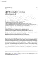 OBO Foundry food ontology interconnectivity