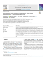 Re-presentations to the Emergency Department for older persons experiencing pain: A retrospective cohort study