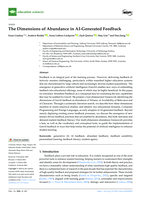 The Dimensions of Abundance in AI-Generated Feedback
