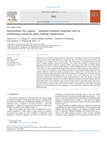 Decentralised CO2 capture − methanol synthesis integrated with air conditioning system for green building infrastructure