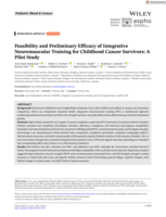 Feasibility and Preliminary Efficacy of Integrative Neuromuscular Training for Childhood Cancer Survivors: A Pilot Study
