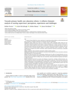 Towards primary health care education reform: A reflexive thematic analysis of nursing supervisors' perceptions, experiences and challenges