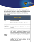 COVID-19-associated encephalitis