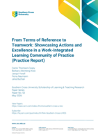 From Terms of Reference to Teamwork: Showcasing Actions and Excellence in a Work-Integrated Learning Community of Practice (Practice Report)