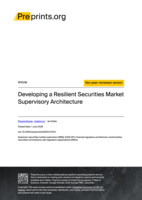 Developing a Resilient Securities Market Supervisory Architecture