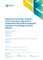 Responsive by Design: Southern Cross University's Approach to Employment-Based Work Integrated Learning in Psychology (Practice Report)