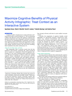Maximize Cognitive Benefits of Physical Activity Infographic: Treat Context as an Interactive System