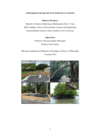 Anthropogenic nitrogen fate from headwaters to estuaries