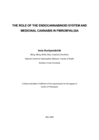 The role of the endocannabinoid system and medicinal cannabis in fibromyalgia syndrome