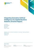 Integrating Generative Artificial Intelligence into Applied Business Statistics (Practice Report)