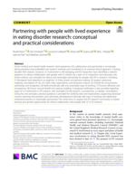 Partnering with people with lived experience in eating disorder research: conceptual and practical considerations