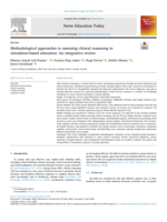 Methodological approaches to assessing clinical reasoning in simulation-based education: An integrative review
