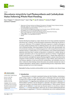 Macadamia integrifolia Leaf Photosynthesis and Carbohydrate Status Following Whole-Plant Flooding