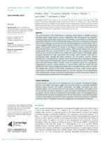 Impacts of tourism on coastal areas