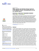 Water, people and climate-change exposure in the Western Pacific: Anticipating the arrival of a 'perfect storm'